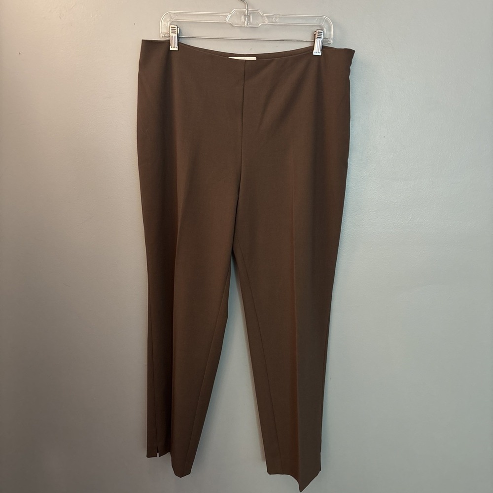 Talbots Brown Heritage Dress Pants Career Office Casual Women's Size‎ 14P